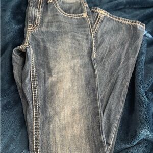 Rock & Roll Denim Jeans with Contrast Stitching 18R